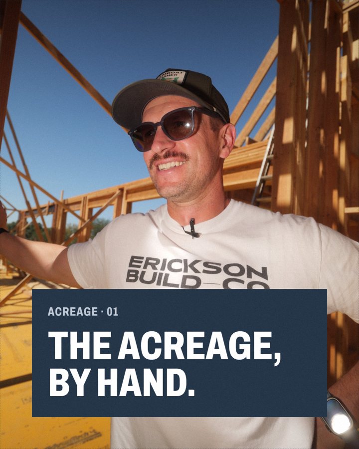 The acreage, by hand, slide 1 of 5
