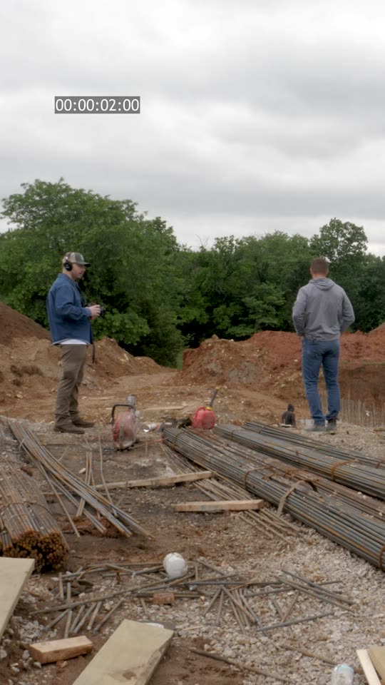 Foundation walk, rough cut
