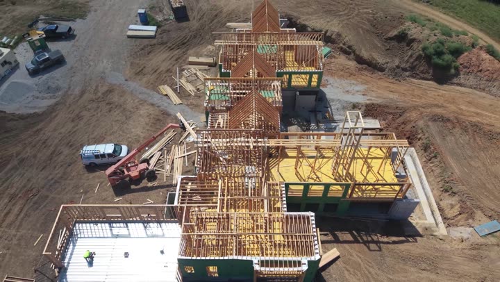 Site tour, four months in, 16:9